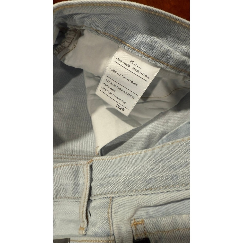 Kancan light blue distressed straight women's jeans size 9/28‎ - Picture 5 of 12